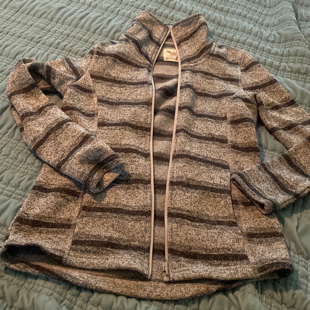 Faded Flory Zipper Jacket